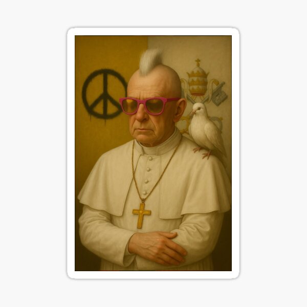 Item preview, Pope Culture Clash -  Pope for Peace designed and sold by lapart.