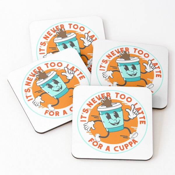 Item preview, Never to Latte for a Cuppa! designed and sold by Yah's way not mine.