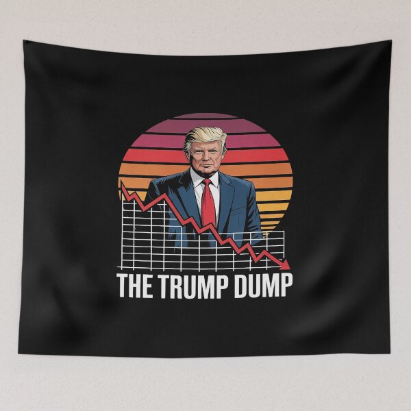 Item preview, Trump Dump Anti Trump Stock Market Crash Protest designed and sold by splindoershop.