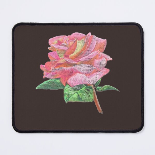 Item preview, Pencil Crayon Pink Colored Rose designed and sold by HBOriginalsArt.