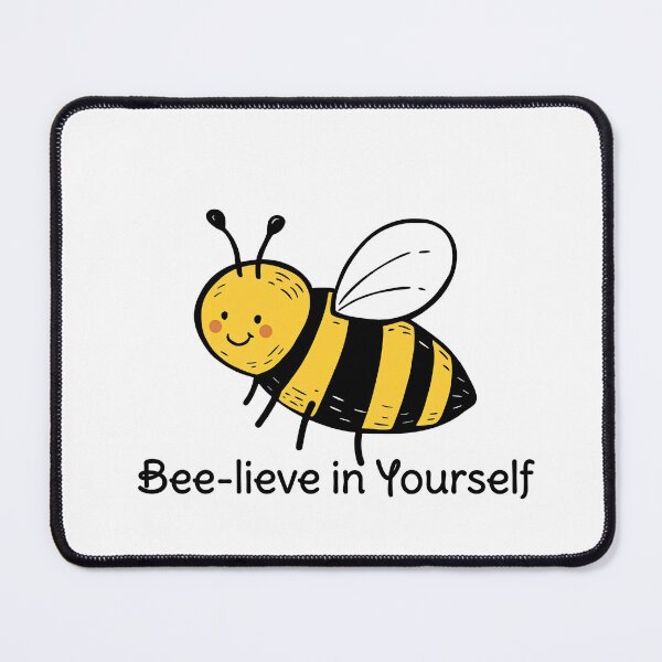 Item preview, BEE-LIEVE IN YOURSELF- Motivation sticker or shirt and more designed and sold by designkb.