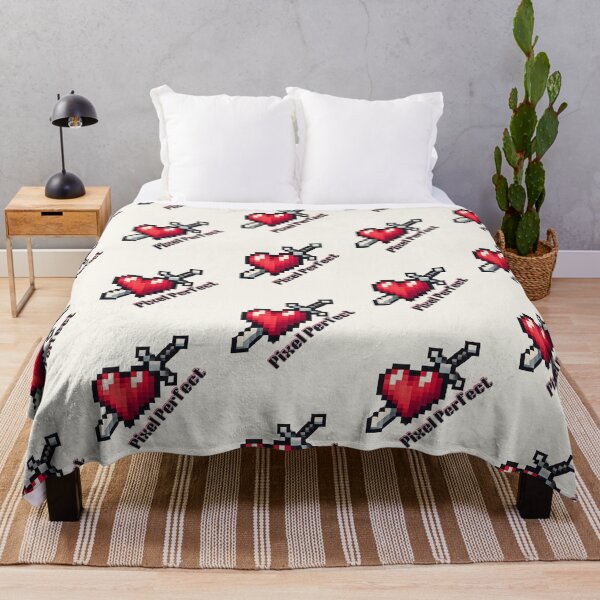 Item preview, Pixel Perfect – Retro Gamer Heart and Sword Design designed and sold by Dantin.