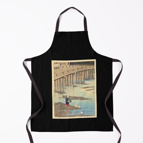 Item preview, Gion Bridge in Hondo, Amakusa by Hasui Kawase | Japanese Bridge Poster | Japandi Historical Landscape Art designed and sold by artofuniverse.
