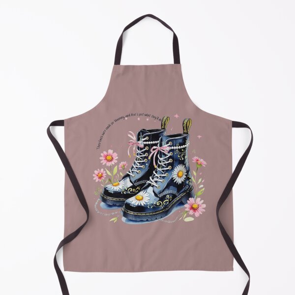 Item preview, "Chic Daisy Combat Boots Artwork | Floral Print Doc Martens Illustration | Unique Fashion Footwear Design" designed and sold by Frame of Mind .