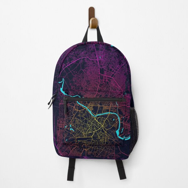 Item preview, Lucknow City Map of Uttar Pradesh, India - Neon designed and sold by deMAP.