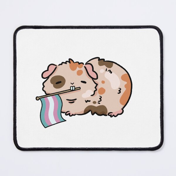 Item preview, Trans Pride Guinea pig  designed and sold by stresghostart.