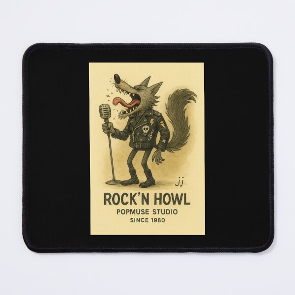 Item preview, ock'n Howl - Singing Wolf in Leather designed and sold by giant_ani.