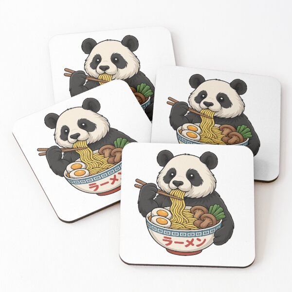 Item preview, Panda Eating Ramen  designed and sold by Roman-Designer.