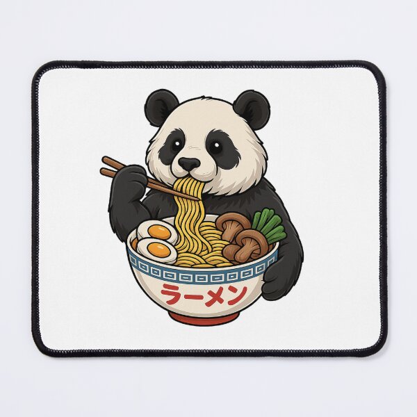 Item preview, Panda Eating Ramen  designed and sold by Roman-Designer.