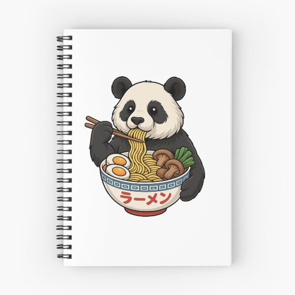 Item preview, Panda Eating Ramen  designed and sold by Roman-Designer.