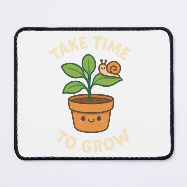 Item preview, Take Time to Grow Kawaii Plant Art designed and sold by k3rstman1.