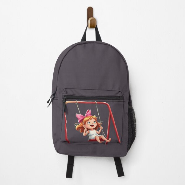 Item preview, Child on Swing with Pink Bow designed and sold by Danivique.
