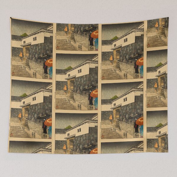Item preview, Uchiyamashita, Okayama by Hasui Kawase | Japanese Countryside Poster | Japandi Vintage Landscape Art designed and sold by artofuniverse.