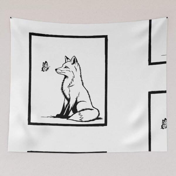 Item preview, Fox and Vlinder designed and sold by MargLandmeter.
