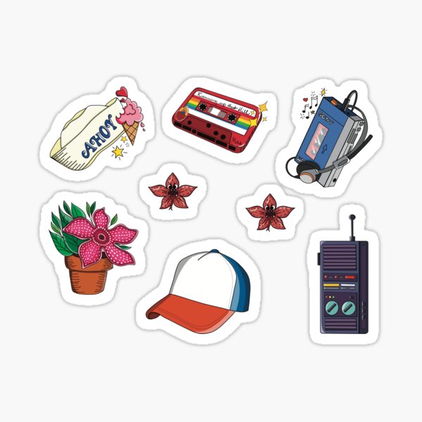 Item preview, STRANGER THINGS - Sticker Sheet 2 designed and sold by Becky-Poppins.