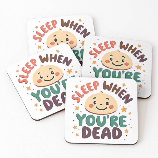 Item preview, Sleep When You're Dead - Night Owl Life Illustration designed and sold by slickywitty.