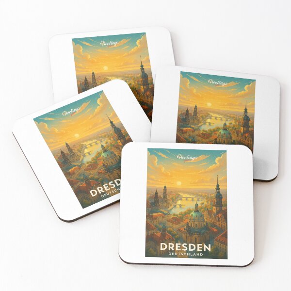 Item preview, Sky View DRESDEN Germany - Baroque in the evening light designed and sold by Earth Celebration Designs.