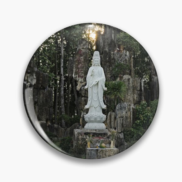 Item preview, Bodhisattva statue in a sacred garden designed and sold by franck380.