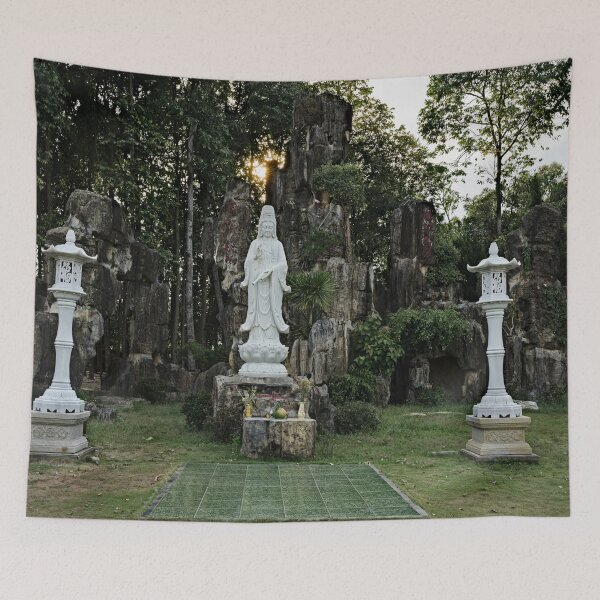 Item preview, Bodhisattva statue in a sacred garden designed and sold by franck380.