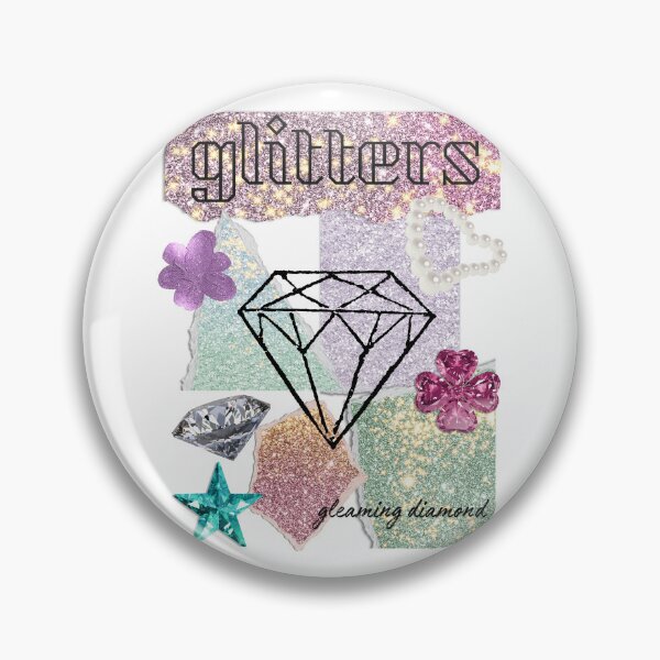 Item preview, Glitters Shine – Sparkly Diamond Collage Design designed and sold by mintmono-studio.