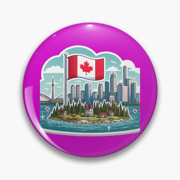 Item preview, Wellesley Toronto Canada Minimalist Watercolor Cityscape Sticker,  designed and sold by PaintMeWorld.