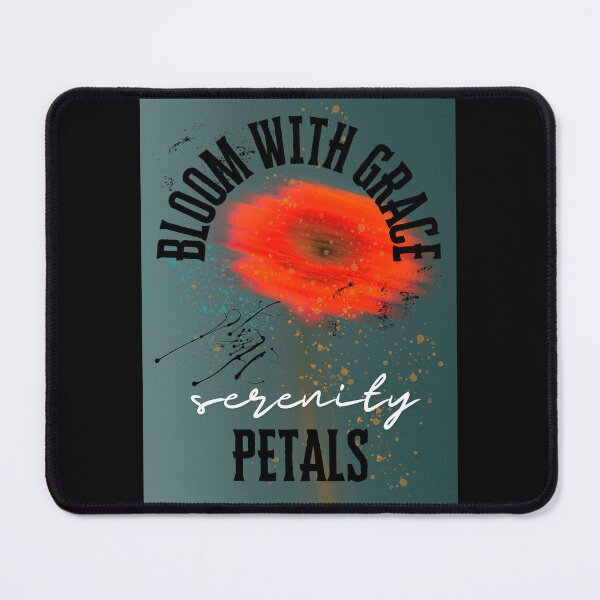 Item preview, Bloom With Grace - Vibrant Petal Typography Design designed and sold by mintmono-studio.