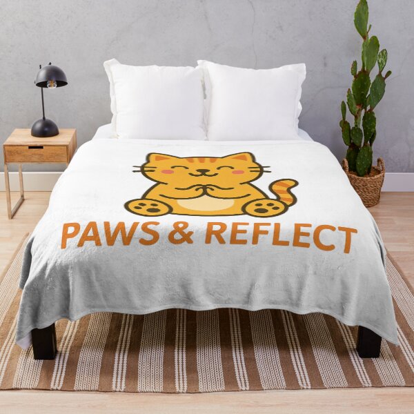 Item preview, Paws and Reflect Kawaii Cat Art designed and sold by k3rstman1.