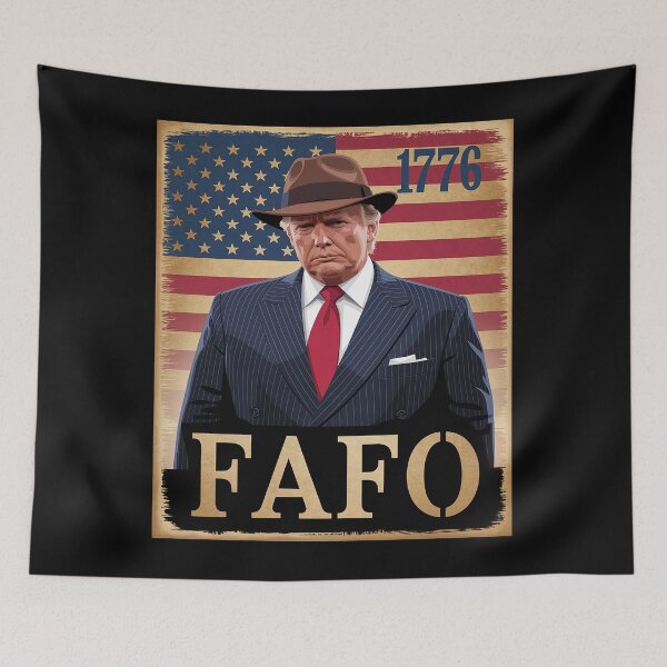 Item preview, Trump Fafo, Funny Fafo Trump American Flag designed and sold by splindoershop.