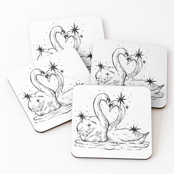 Item preview, Swans inlove designed and sold by lunahoney.