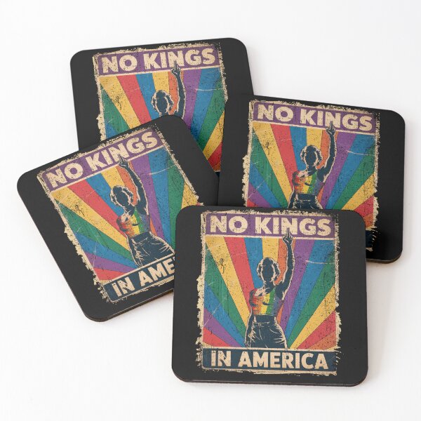 Item preview, No kings in America LGBT pride month  designed and sold by MackenzieBin.