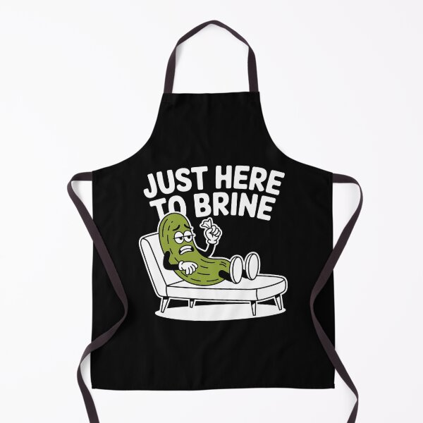 Item preview, Just Here to Brine – Funny Pickle Anxiety designed and sold by Fragy72.