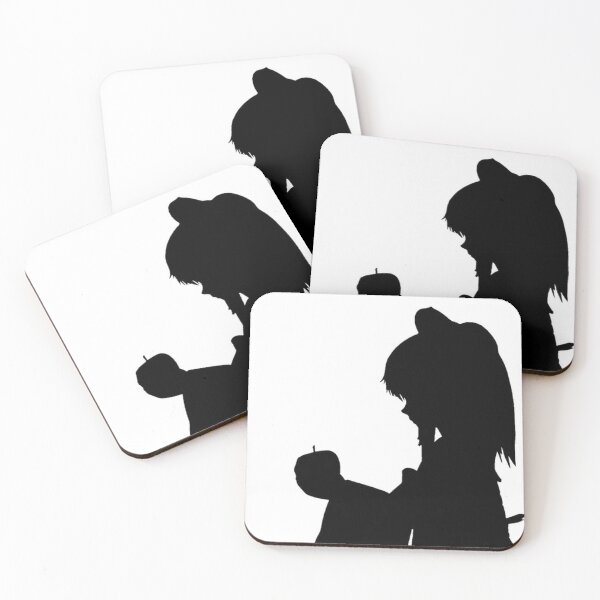 Item preview, Touhou Reimu bad apple sillhoutte monochrome anime designed and sold by Marshmalloww.
