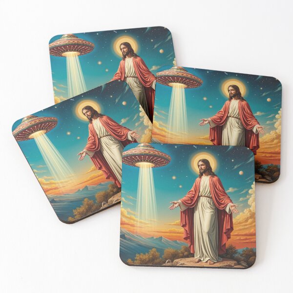 Item preview, Yahshua Encounters the Flying Saucer designed and sold by M-Y-A-R-T-.