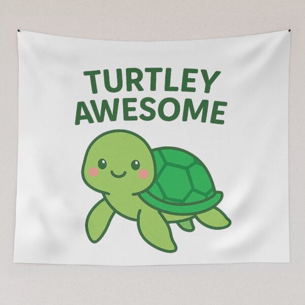 Item preview, Turtley Awesome Kawaii Turtle Art designed and sold by k3rstman1.