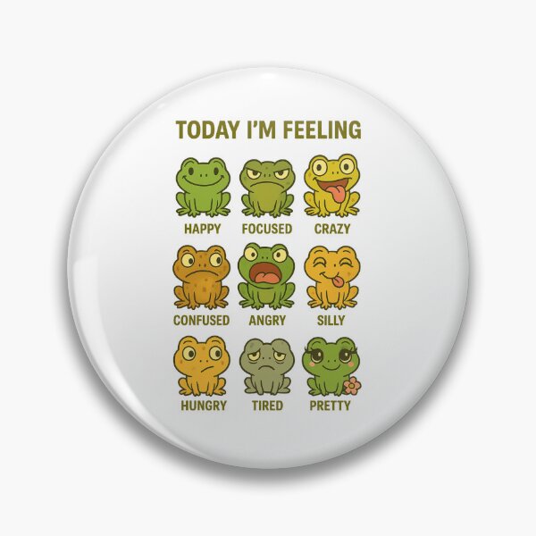 Item preview, Frog Emotions Today Im Feeling designed and sold by Roman-Designer.
