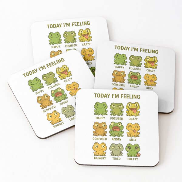 Item preview, Frog Emotions Today Im Feeling designed and sold by Roman-Designer.