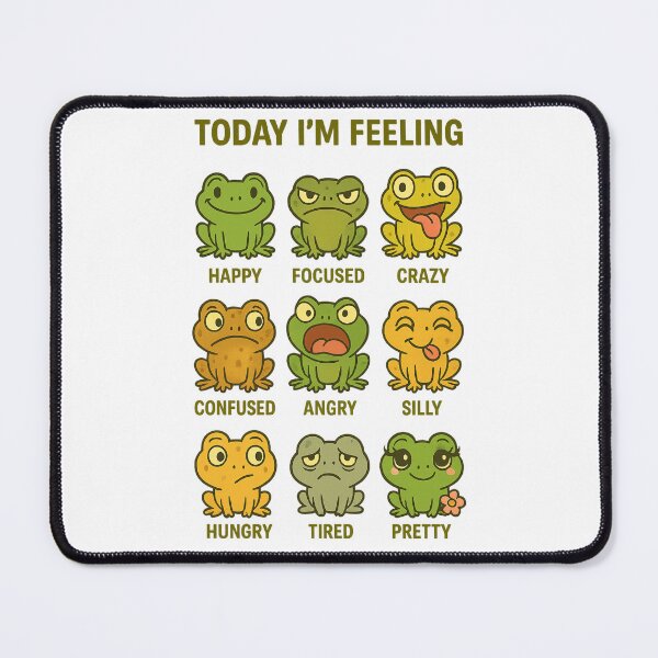Item preview, Frog Emotions Today Im Feeling designed and sold by Roman-Designer.