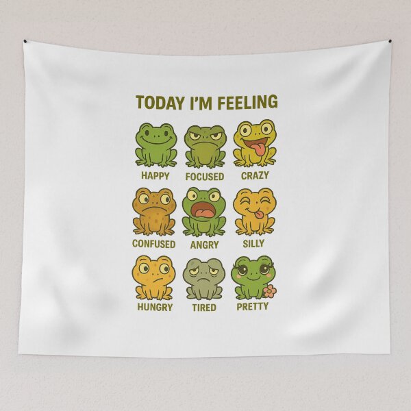 Item preview, Frog Emotions Today Im Feeling designed and sold by Roman-Designer.