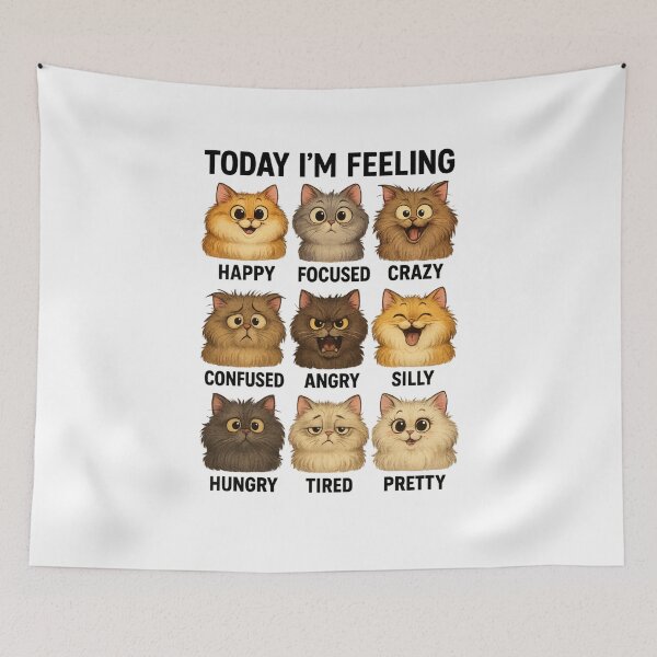 Item preview, Cat Emotions Today Im Feeling designed and sold by Roman-Designer.