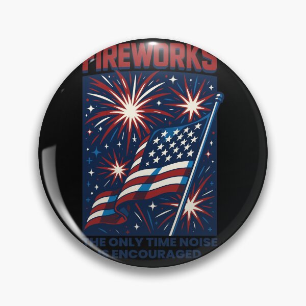Item preview, 4th of July Fireworks Noise Encouraged designed and sold by LuminOrb.