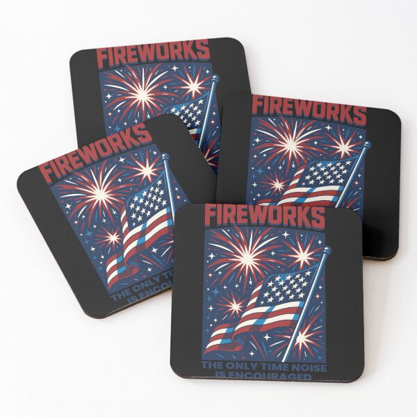 Item preview, 4th of July Fireworks Noise Encouraged designed and sold by LuminOrb.
