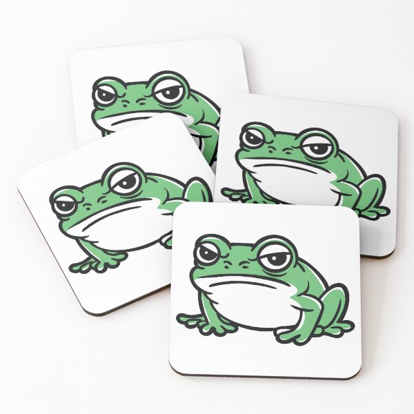 Item preview, grumpy frog designed and sold by pinklamas.