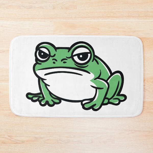 Item preview, grumpy frog designed and sold by pinklamas.
