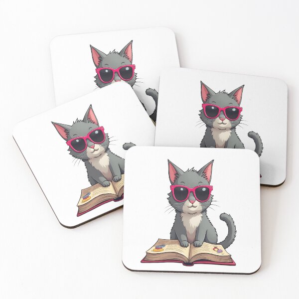 Item preview, Cool Cat Reading a Book designed and sold by Danivique.