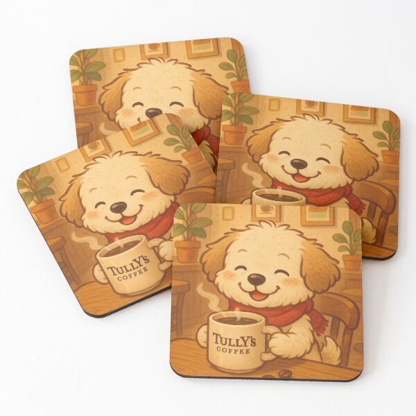 Item preview, Vintage Tully's Coffee Logo Sticker – Retro Café Design Sticker designed and sold by nav365.