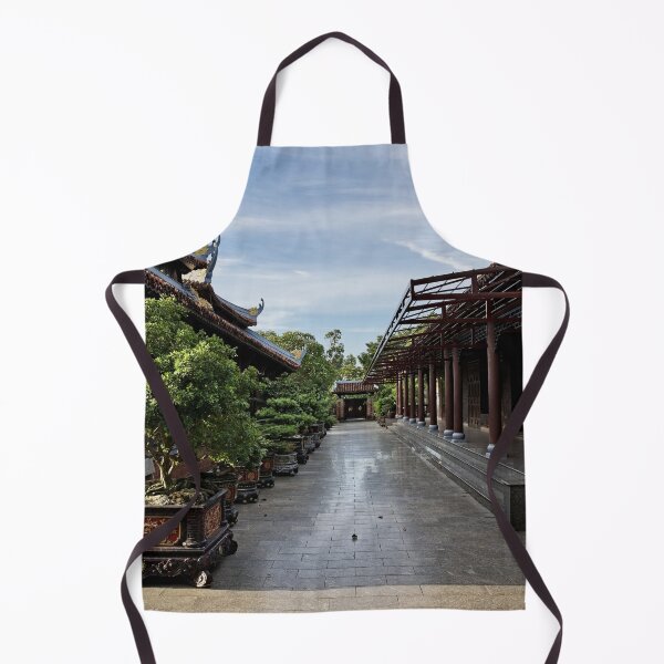 Item preview, Alignment of bonsai in a sacred courtyard designed and sold by franck380.