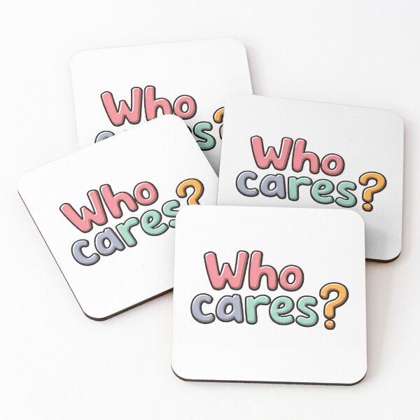Item preview, Who Cares - Carefree Sticker designed and sold by slickywitty.