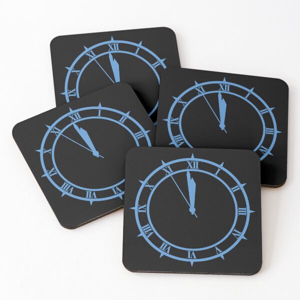 Item preview, Dark Hour Clock with Hands - Blue - Persona 3 designed and sold by chromavibes-art.