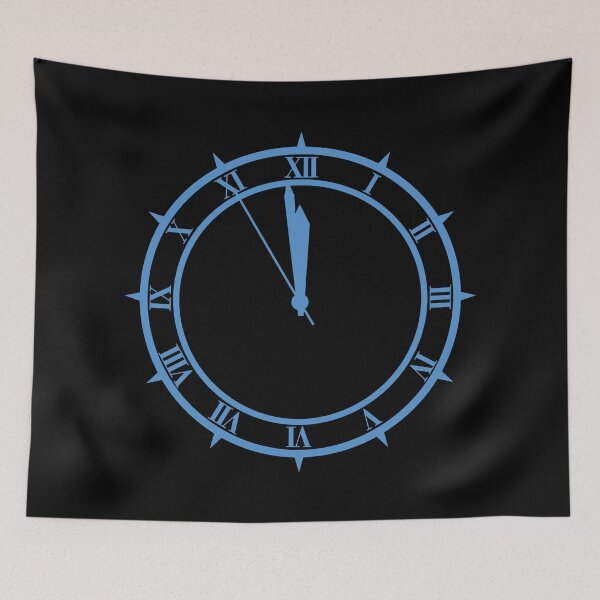 Item preview, Dark Hour Clock with Hands - Blue - Persona 3 designed and sold by chromavibes-art.