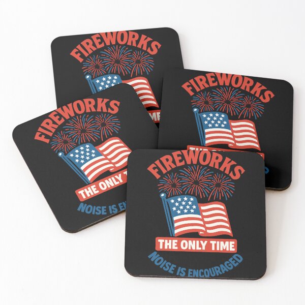 Item preview, 4th Of July Fireworks Noise Encouraged designed and sold by LuminOrb.